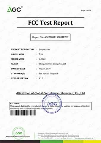 FCC Test Report