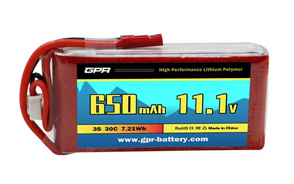 30C 650mAh 3S 11.1V