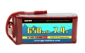 Soft case Lipo Packs 40C - 40C 650mAh 2S 7.4V
