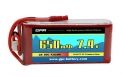 Soft case Lipo Packs 50C - 50C 650mAh 2S 7.4V