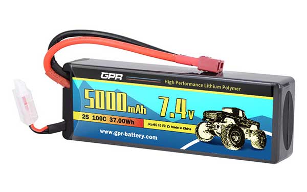 Hard Case Lipo Packs 100C 5000mah 2s 7.4v