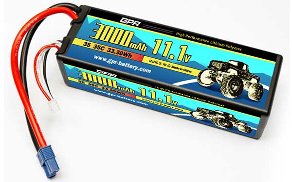 Hard Case Lipo Packs 35C 3000mah 3s 11.1v