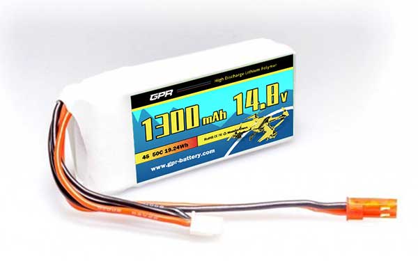 50C 1300mAh 4S 14.8V