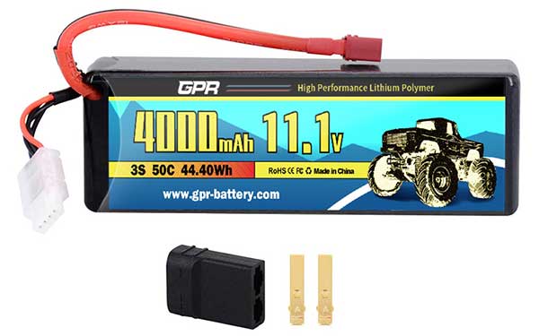 Hard Case Lipo Packs 50C 4000mah 3s 11.1v