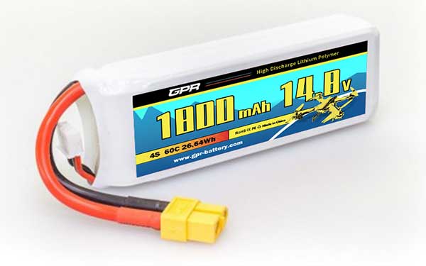 60C 1800mAh 4S 14.8V